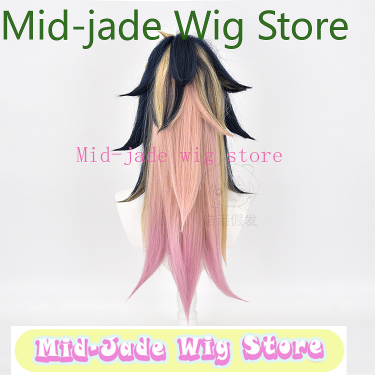 Hair Claw Clip Set - LOL KDA Akali Cosplay Wig Navy