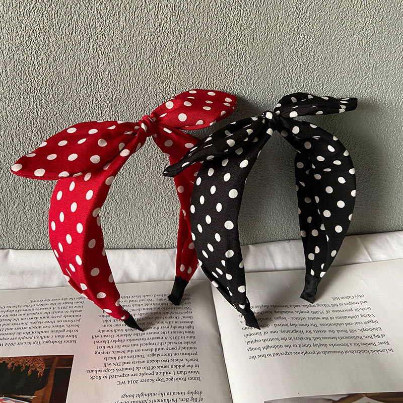Women Accessories Online - Solid Color Polka Dot Children's Bow