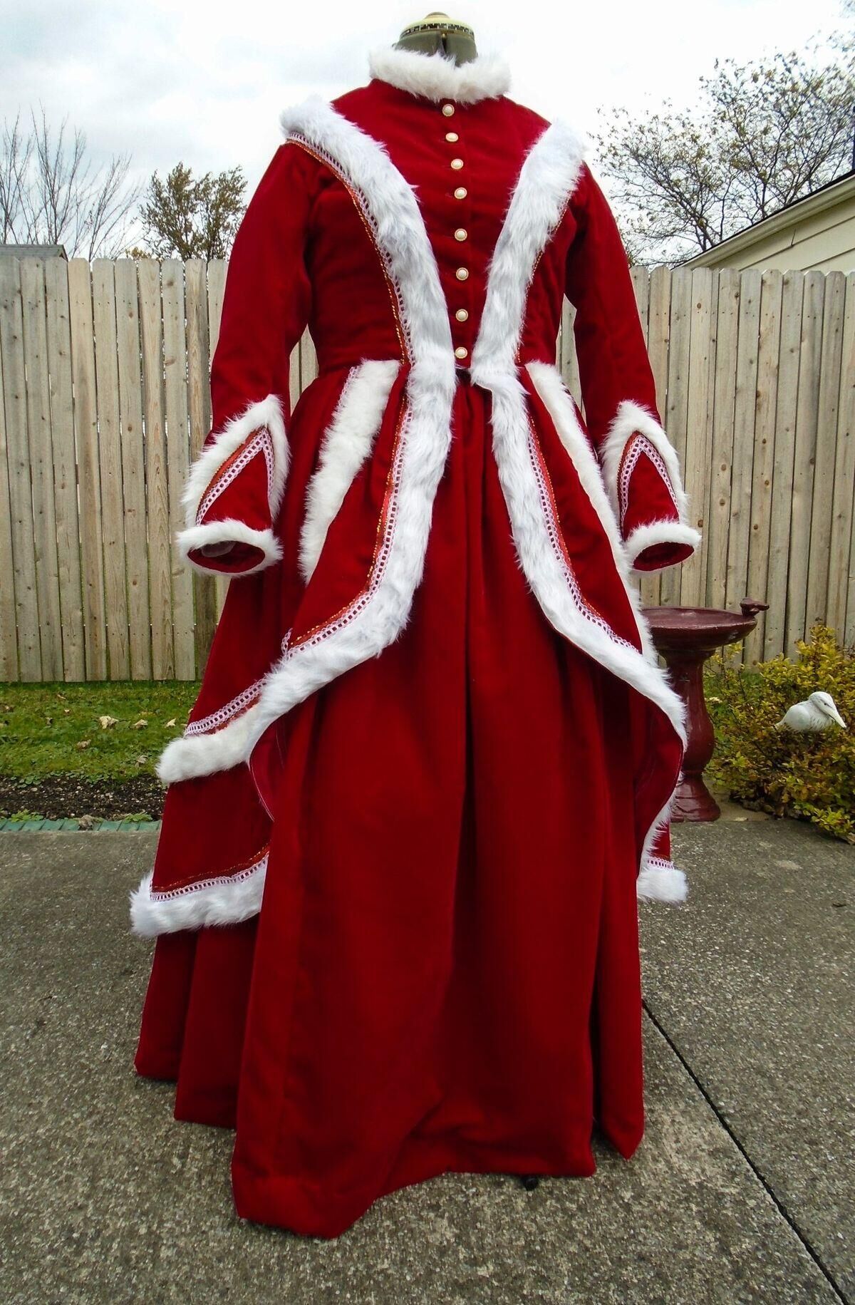 Women'S Accessories Louis Vuitton - Women Victorian Edwardian Vintage Santa Velvet