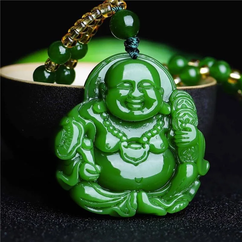 Chinese Green Jade Maitreya Bu - огляд і ціна Women Accessories Products