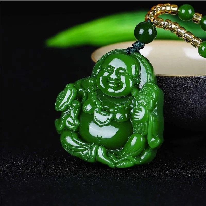 Chinese Green Jade Maitreya Bu - огляд і ціна Women Accessories Products