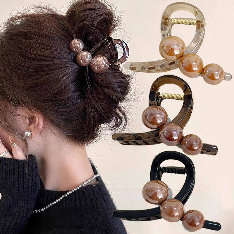 Korean Pearl Cross Hair Claws  - огляд і ціна Hair Claw Clip Set