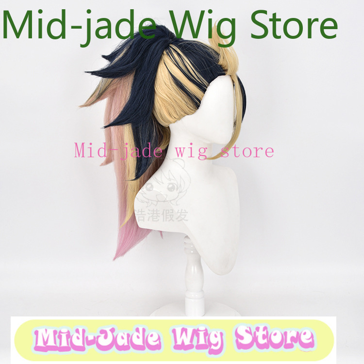 LOL KDA Akali Cosplay Wig Navy - огляд і ціна Hair Claw Clip Set