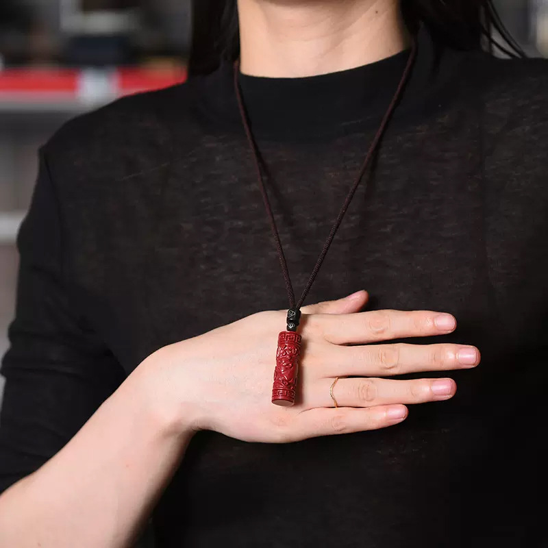 Luxury Red Cinnabar Chinese Zo - огляд і ціна Women Accessories Products