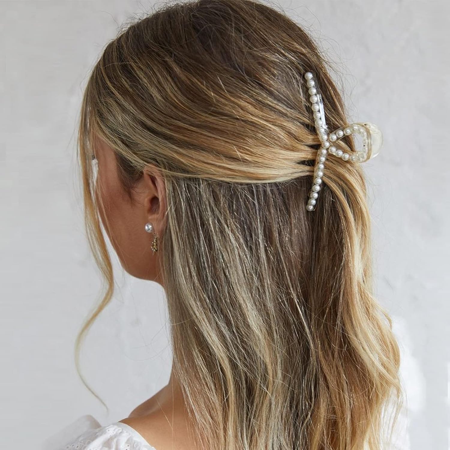 Elegant Imitation Pearl Hair C - огляд і ціна Women Accessories Online