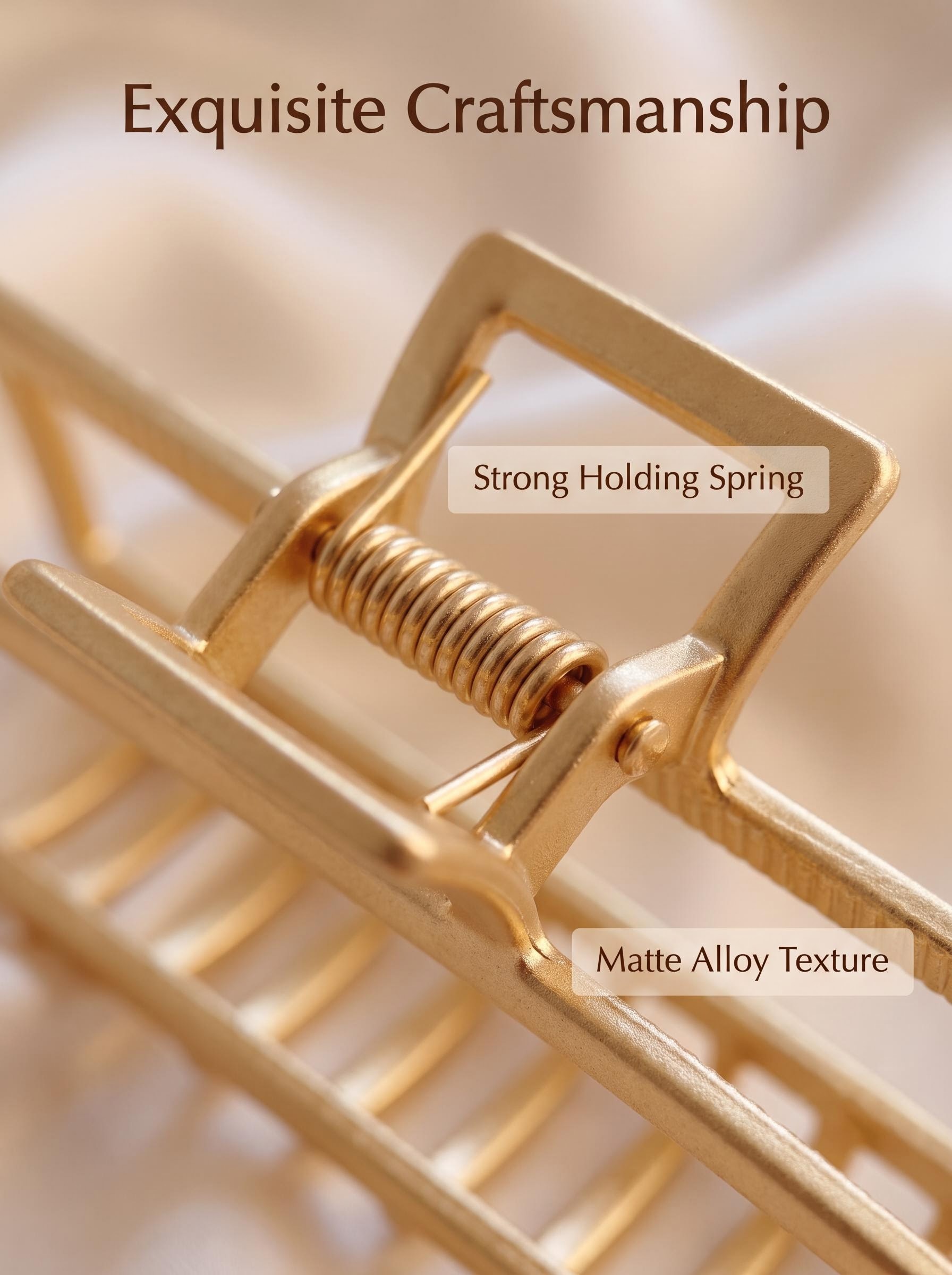 Women's Gold Metal Hair Claw C - огляд і ціна Women Accessories Online