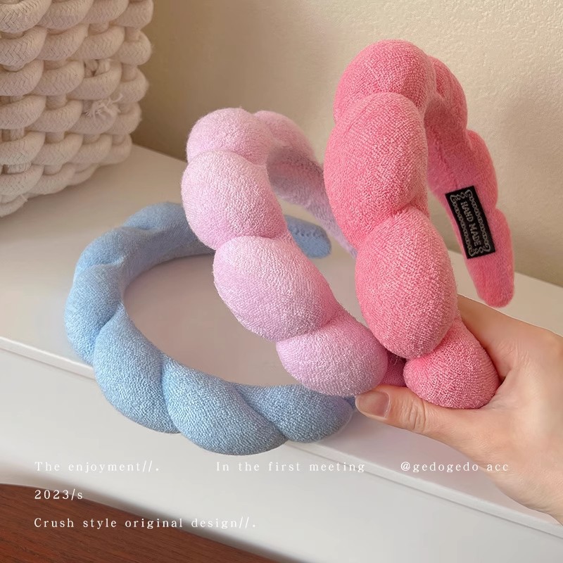 Retro Puffy Hair Band Sponge H - огляд і ціна Women Accessories Online