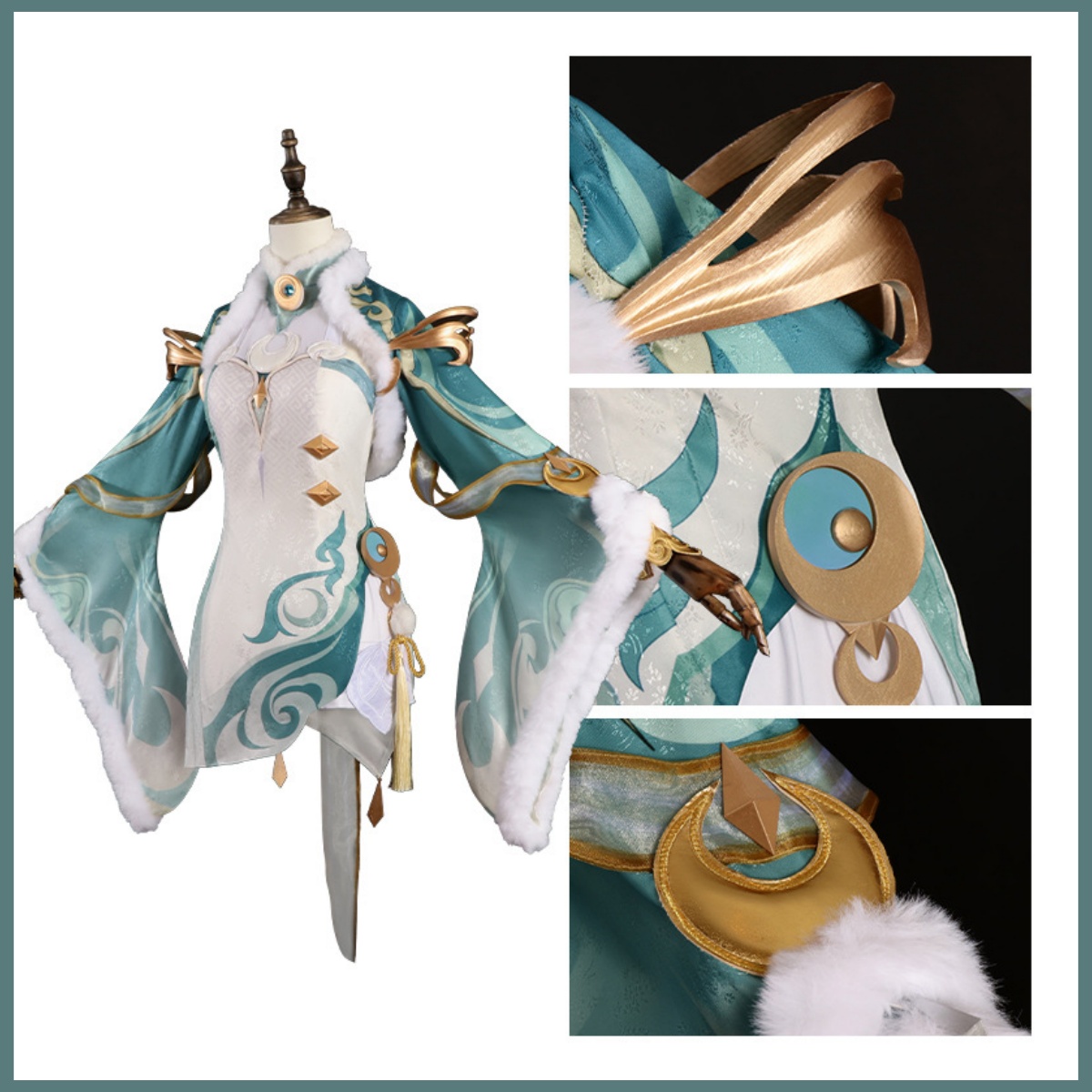Game Zibai Cosplay Costume Gre - огляд і ціна Women'S Accessories Clothing