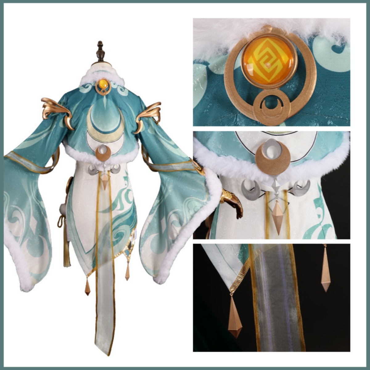 Game Zibai Cosplay Costume Gre - огляд і ціна Women'S Accessories Clothing