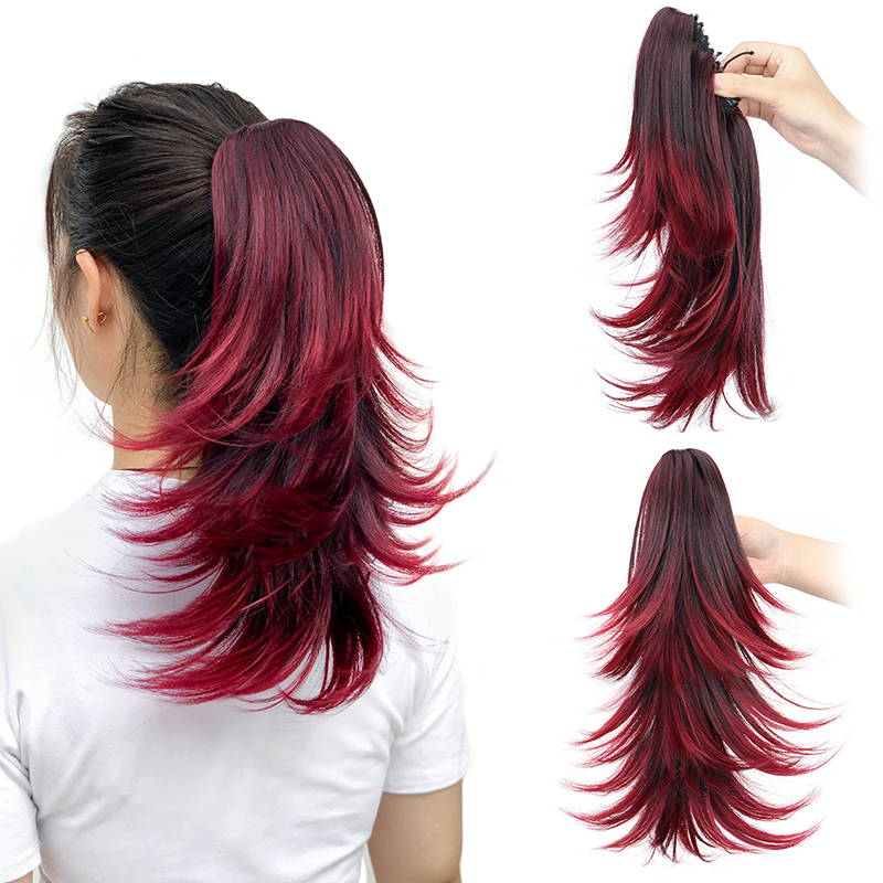 14Inch Synthetic Short Curly L - огляд і ціна Hair Claw Clip Set