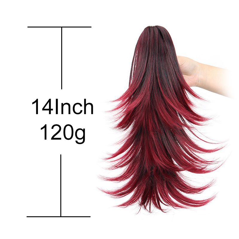 14Inch Synthetic Short Curly L - огляд і ціна Hair Claw Clip Set