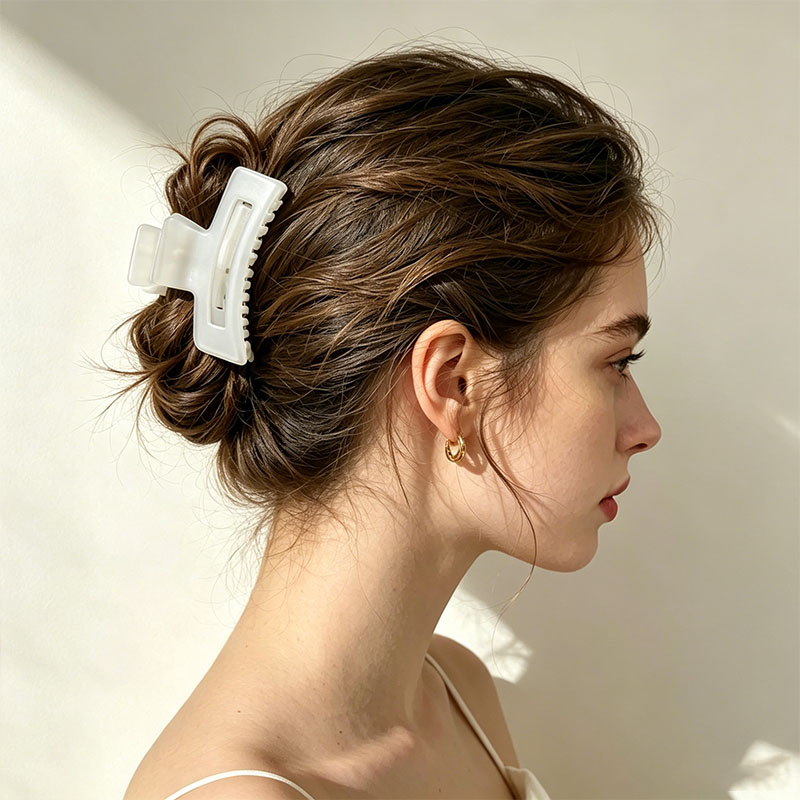 6pcs/set Elegant Transparent F - огляд і ціна Hair Claw Clip Set