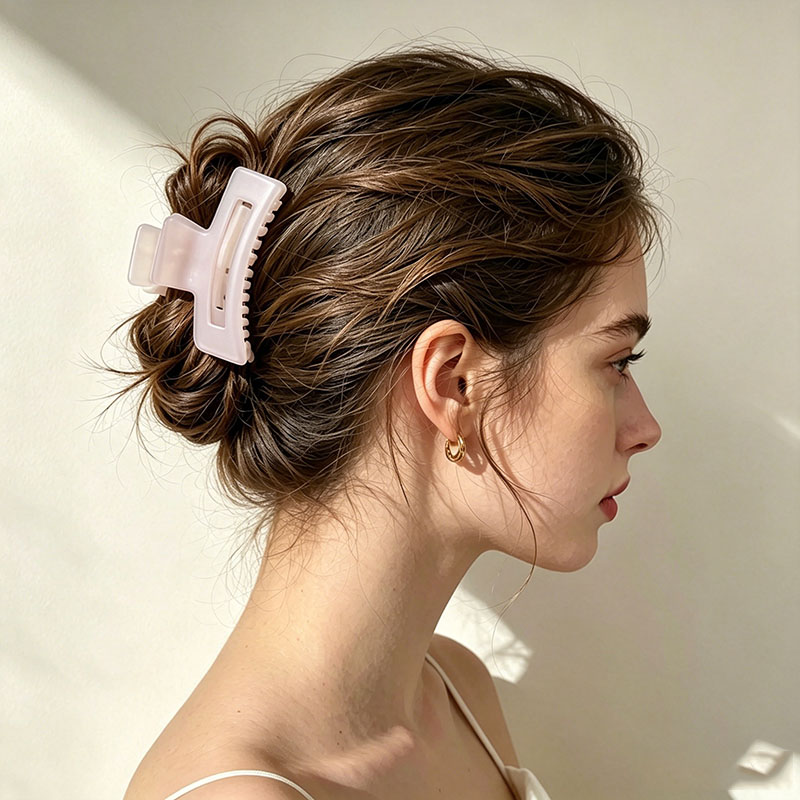 6pcs/set Elegant Transparent F - огляд і ціна Hair Claw Clip Set