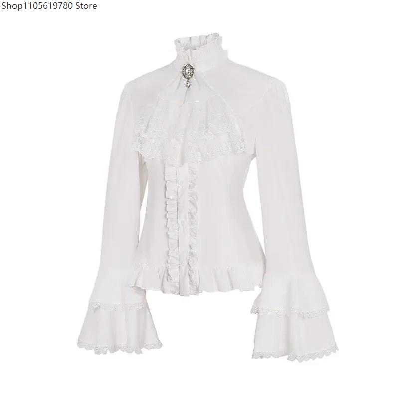 Lolita Lace Shirt Ruffle High  - огляд і ціна Women'S Accessories Louis Vuitton