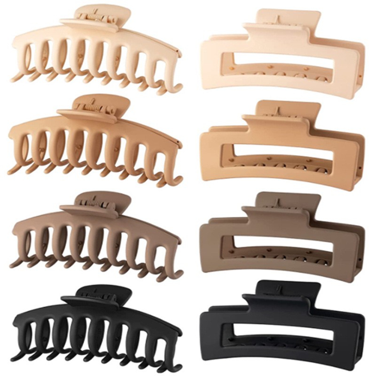 Black Hair Clips for Women - 8 - огляд і ціна Hair Claw Clip Set