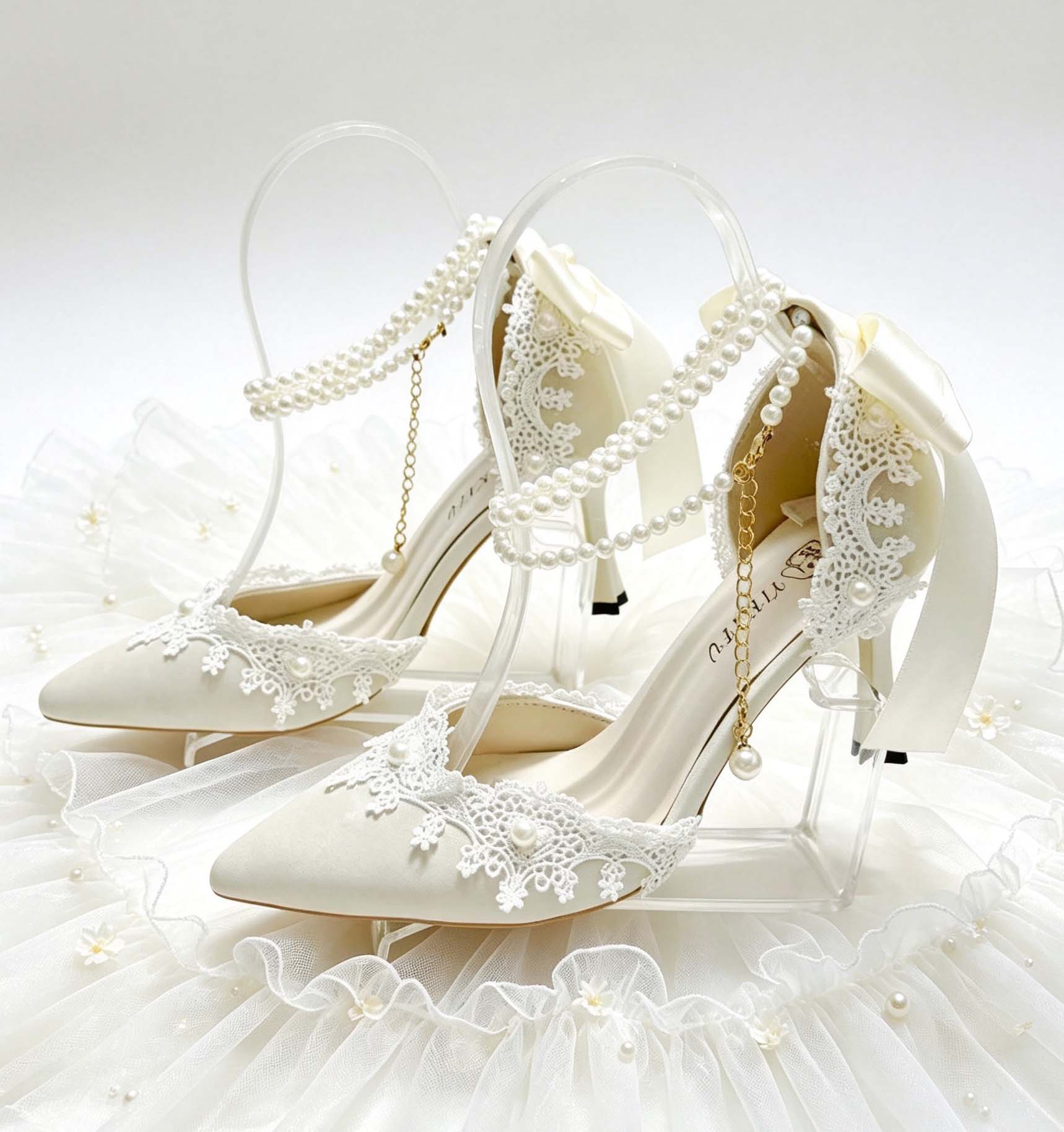 high heels for woman pearl par - огляд і ціна Women'S Accessories For Shoes