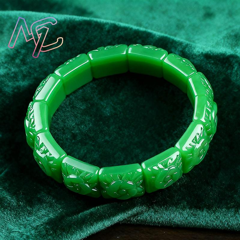 Real Jade Flower Bracelet Bang - огляд і ціна Women Accessories Products