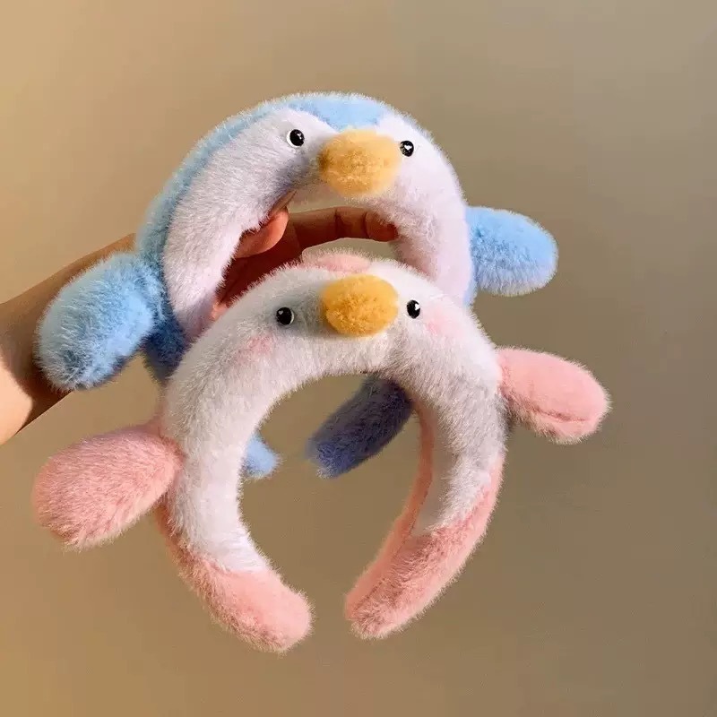 Cute Penguin Plush Headband fo - огляд і ціна Women Accessories Online