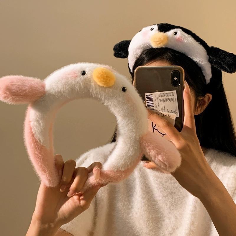 Cute Penguin Plush Headband fo - огляд і ціна Women Accessories Online