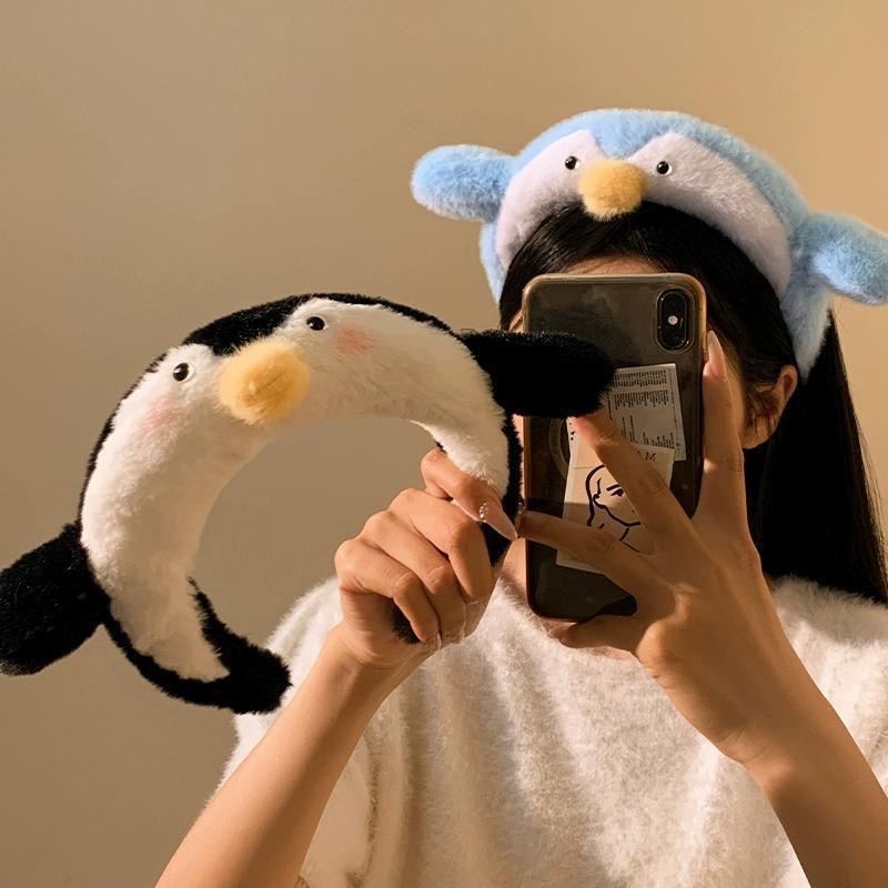 Cute Penguin Plush Headband fo - огляд і ціна Women Accessories Online