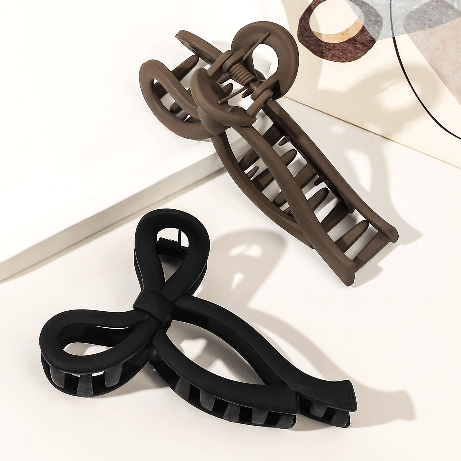 5PCS Matte Bow Large Hair Claw - огляд і ціна Hair Claw Clip Set