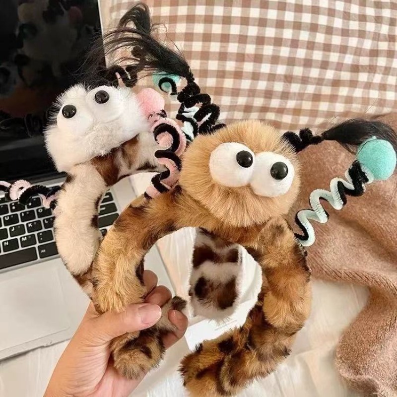 Cute Fluffy Monster Eye Hairba - огляд і ціна Women Accessories Online