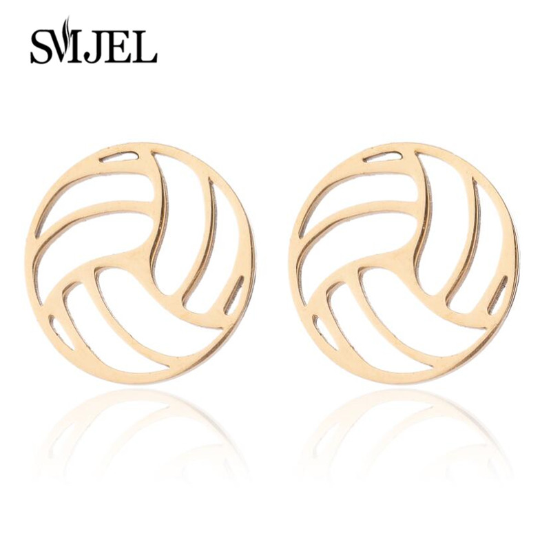 Punk Black Volleyball Earrings - огляд і ціна Women'S Volleyball Accessories