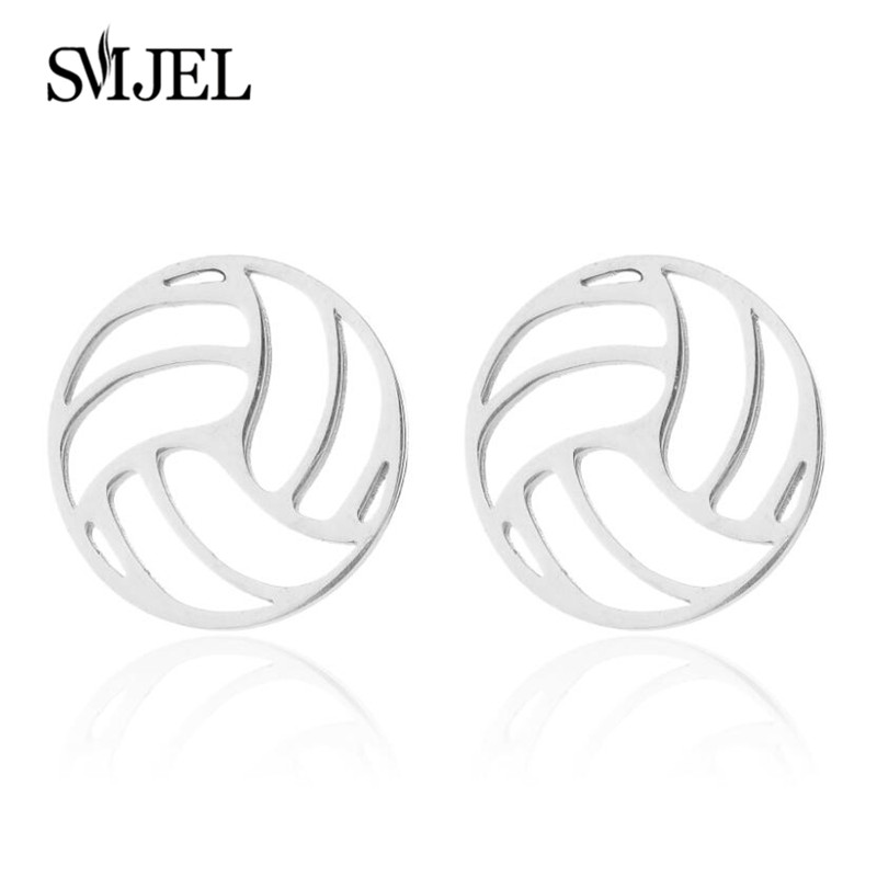 Punk Black Volleyball Earrings - огляд і ціна Women'S Volleyball Accessories
