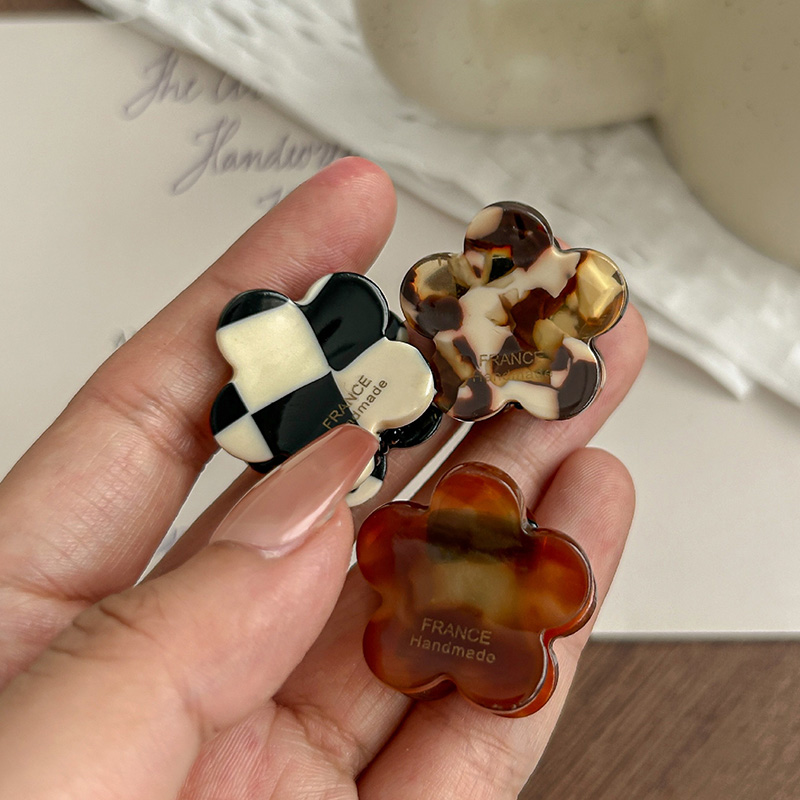 8Pcs/Set Cute Flower Acetate H - огляд і ціна Hair Claw Clip Set